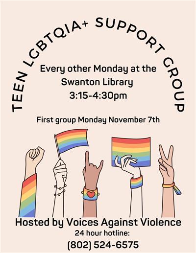 Teen LGBTQIA+ Support Group