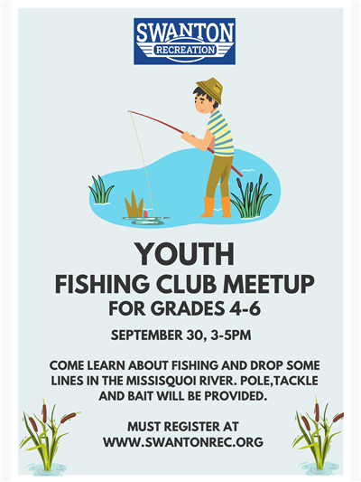 Youth Fishing Club Meetup Graphic
